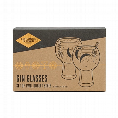 Σετ Ποτήρια Gin από Γυαλί (230ml) - Gentlemen's Hardware