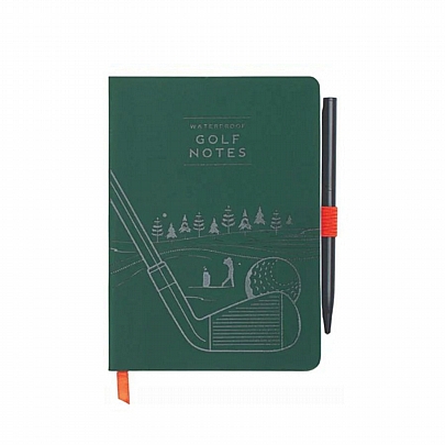 Αδιάβροχο Σημειωματάριο με Στυλό - Golf (11.5x16.5) - Gentlemen's Hardware
