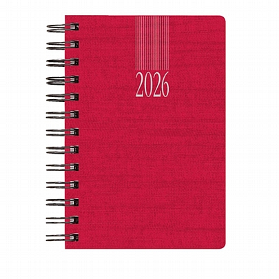 Hμερήσιο Ημερολόγιο Σπιράλ Kashmir Wire 2026 - Κόκκινο (14.5x20.5) - Theofylaktos Hμερήσιο Ημερολόγιο Σπιράλ Kashmir Wire 2026 - Κόκκινο (14.5x20.5) - Theofylaktos