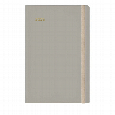 Hμερήσιο Ημερολόγιο Ponza Flat με λάστιχο 2026 - Μπεζ (14.5x20.5) - Theofylaktos Hμερήσιο Ημερολόγιο Ponza Flat με λάστιχο 2026 - Μπεζ (14.5x20.5) - Theofylaktos