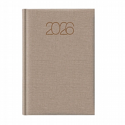 Εβδομαδιαίο Ημερολόγιο Cotton 2026 - Μπεζ (17.2x24.0) - Theofylaktos