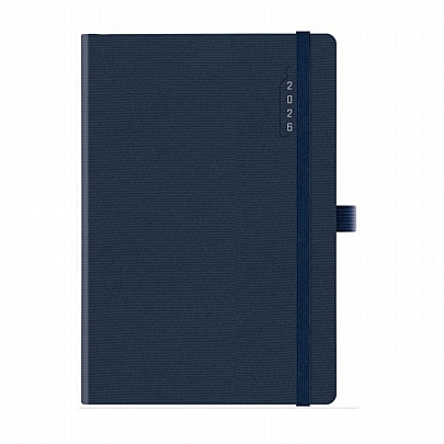 Εβδομαδιαίο Ημερολόγιο Oceano Eco με λάστιχο 2026 - Μπλε (17.2x24.0) - Theofylaktos