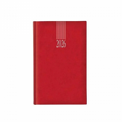 Ημερήσιο Ημερολόγιο Sindey 2026 - Κόκκινο (11x16.5) - Theofylaktos
