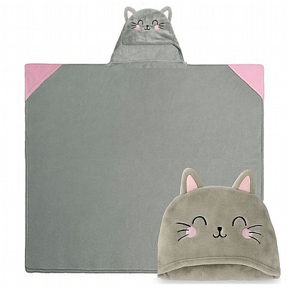 Κουβέρτα με κουκούλα Cosy Hugs - Kitty - Legami