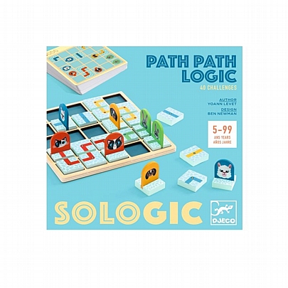 Sologic: Path Path Logic (40 Challenges) - Djeco Sologic: Path Path Logic (40 Challenges) - Djeco