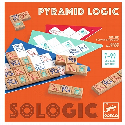 Sologic: Pyramid Logic (60 Challenges) - Djeco Sologic: Pyramid Logic (60 Challenges) - Djeco