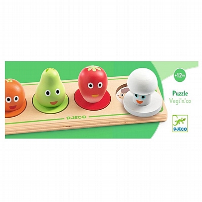 Ξύλινα Σφηνώματα Αναγνώρισης Χρωμάτων - Φρούτα - Djeco