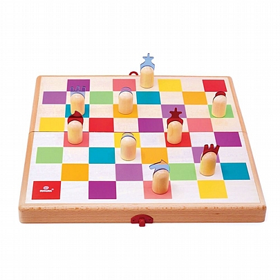 Ξύλινο Σκάκι - Ντάμα - Τάβλι (3 σε 1) - Svoora