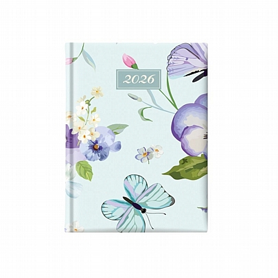 Ημερήσιο Ημερολόγιο Fancy 2026 - Blooming Butterfly (11x16.5) - Theofylaktos