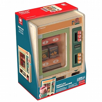 Shop & Go: Ξύλινο Αυτόματο Μηχάνημα για Σνακ & Αναψυκτικά - Top Bright