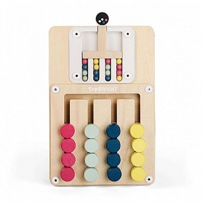 Ξύλινο Εκπαιδευτικό Παιχνίδι Montessori - Color Challenge - Top Bright