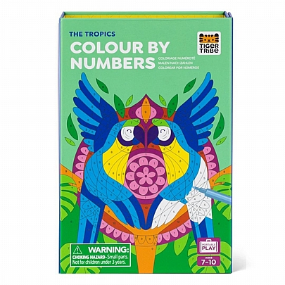 Σετ Κουτί Ζωγραφικής με Αρίθμηση - The Tropics - Tiger Tribe