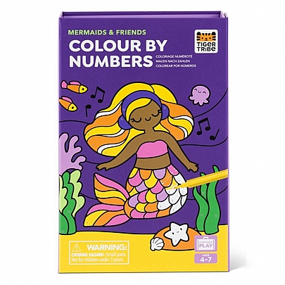 Σετ Κουτί Ζωγραφικής με Αρίθμηση - Mermaids & Friends - Tiger Tribe