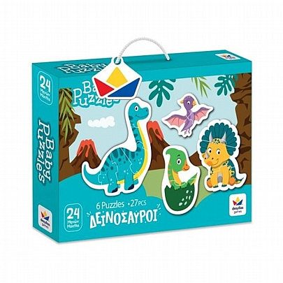 Baby Puzzles: Δεινόσαυροι (2/3/4/5/6/7κ.) - Δεσύλλας