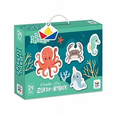 Baby Puzzles: Ζώα του Βυθού (2/3/4/5/6/7κ.) - Δεσύλλας