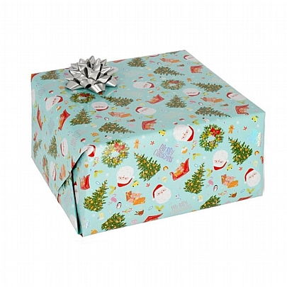 Χριστουγεννιάτικο Χαρτί περιτυλίγματος - Santa Claus (2m x 70cm) - Legami