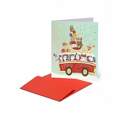 Χριστουγεννιάτικη Κάρτα με Φάκελο - Merry Christmas (7x7) - Legami