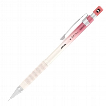 Μηχανικό μολύβι με γόμα - Red (0.5mm) - Morris