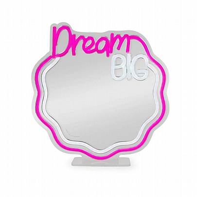 Καθρέφτης με Φωτισμό LED τύπου Νέον - Dream Big - Legami