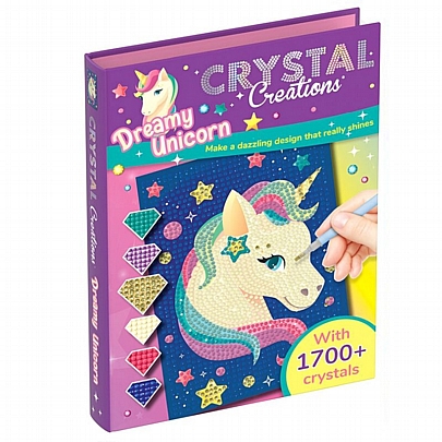 Crystal Creations Mini: Κολάζ με στρας - Dreamy Unicorn - Hinkler