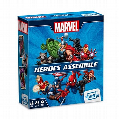 Heroes Assemble Marvel (Παιχνίδι με κάρτες) - Shuffle Games Heroes Assemble Marvel (Παιχνίδι με κάρτες) - Shuffle Games
