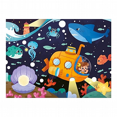 Παζλ Glow in the Dark - The Secret Of The Glowing Pearl (96κ.) - Jigsland Παζλ Glow in the Dark - The Secret Of The Glowing Pearl (96κ.) - Jigsland