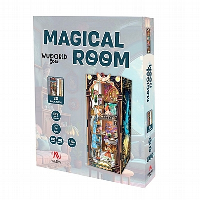 Ξύλινο Παζλ 3D Booknook - Magical Room (167κ.) - Mathv