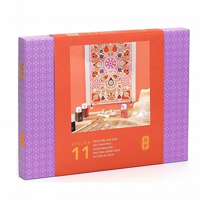 Atelier (No.11): Ζωγραφίζω Φουλάρι από Μετάξι - Πέταλα - Djeco