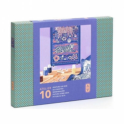 Atelier (No.10): Ζωγραφίζω Φουλάρι από Μετάξι - Τίγρη - Djeco