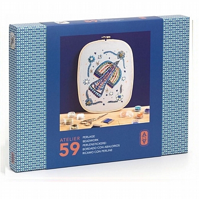 Κεντάω με Χάντρες & Παγιέτες - Πουλί (No.59) - Djeco Atelier