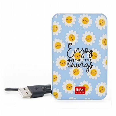 Powerbank Supercharge (5000mAh) - Daisy - Legami