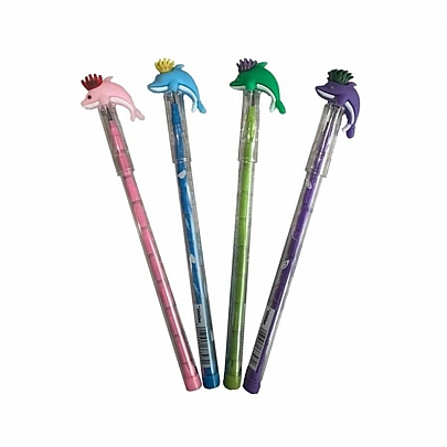 Μαγικό μολύβι με 10 Μύτες - Dolphins (HB) - The Littlies