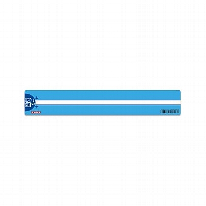 Χάρακας Καθοδηγούμενης Ανάγνωσης με Παράθυρο - Μπλε (5mm) - Arda