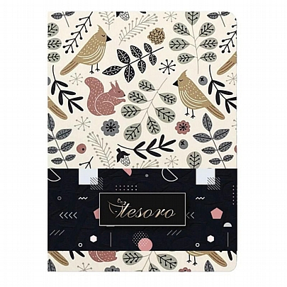 Σημειωματάριο Flexi - Forest Birds (14x19) - Tesoro