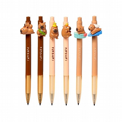 Μολύβι Διαρκείας με Κουμπί - Capybara (HB) - Puckator