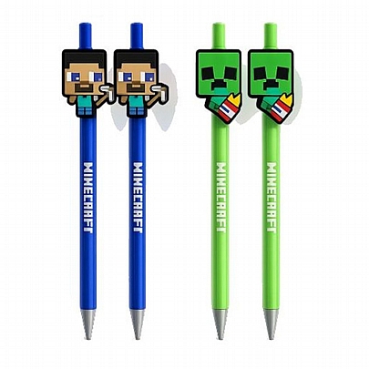 Μολύβι Διαρκείας με Κουμπί - Minecraft (HB) - Puckator