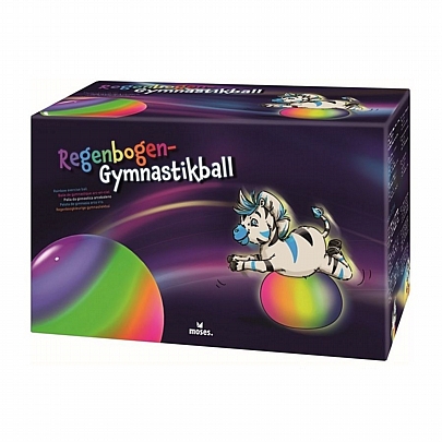 Μπάλα Γυμναστικής - Rainbow (Δ:55εκ.) - Moses