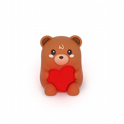 Ξύστρα με Δοχείο που Φωτίζει - Teddy Bear - Legami