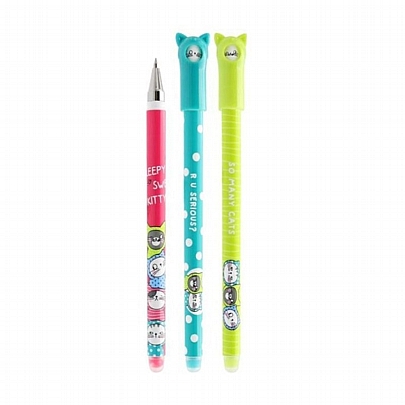 Στυλό που σβήνει So Many Cats - Μπλε (0.7mm) - M&G