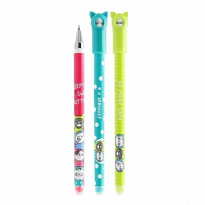 Στυλό που σβήνει So Many Cats - Μπλε (0.7mm) - M&G