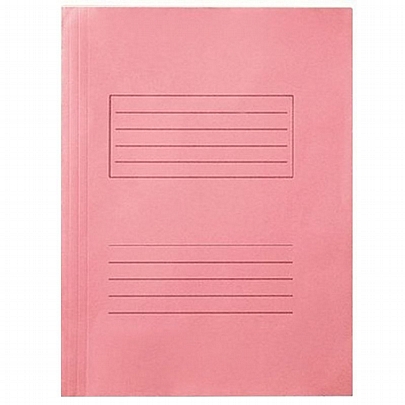 Χάρτινος φάκελος χωρίς λάστιχο με αυτιά - Pastel Ροζ (25x35) - A&G