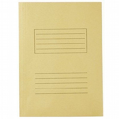 Χάρτινος φάκελος χωρίς λάστιχο με αυτιά - Pastel Κίτρινο (25x35) - A&G