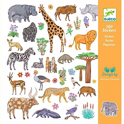 Αυτοκόλλητα - Σαφάρι - Djeco