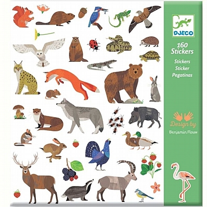 Αυτοκόλλητα - Τα Ζώα της Ευρώπης - Djeco