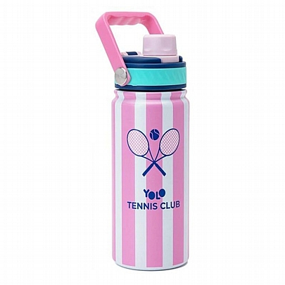 Θερμός μεταλλικό με Λαβή - Tennis Club Girl (500ml) - Yolo