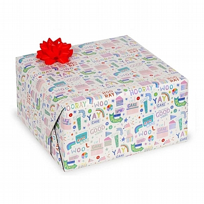 Χαρτί περιτυλίγματος - Happy Birthday Wrap (2m x 70cm) - Legami