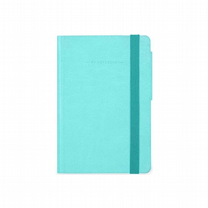 Σημειωματάριο λευκό με λάστιχο (9x13) - Aquatic Awe - Legami