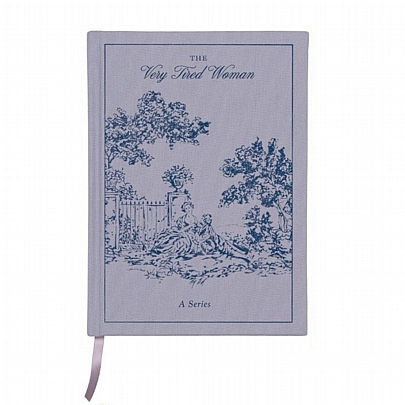 Σημειωματάριο Ριγέ με Σκληρό Εξώφυλλο - The Very Tired Woman (15x21) - Designworks Ink
