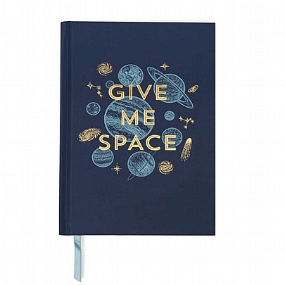 Σημειωματάριο Ριγέ με Σκληρό Εξώφυλλο - Give me Space (15x21) - Designworks Ink