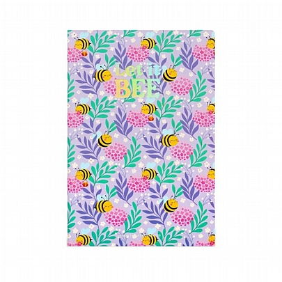 Σημειωματάριο ριγέ - Bees (14x21) - Legami